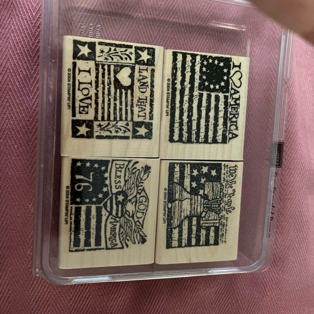 2004 Stampin Up Star Spangled Banner set